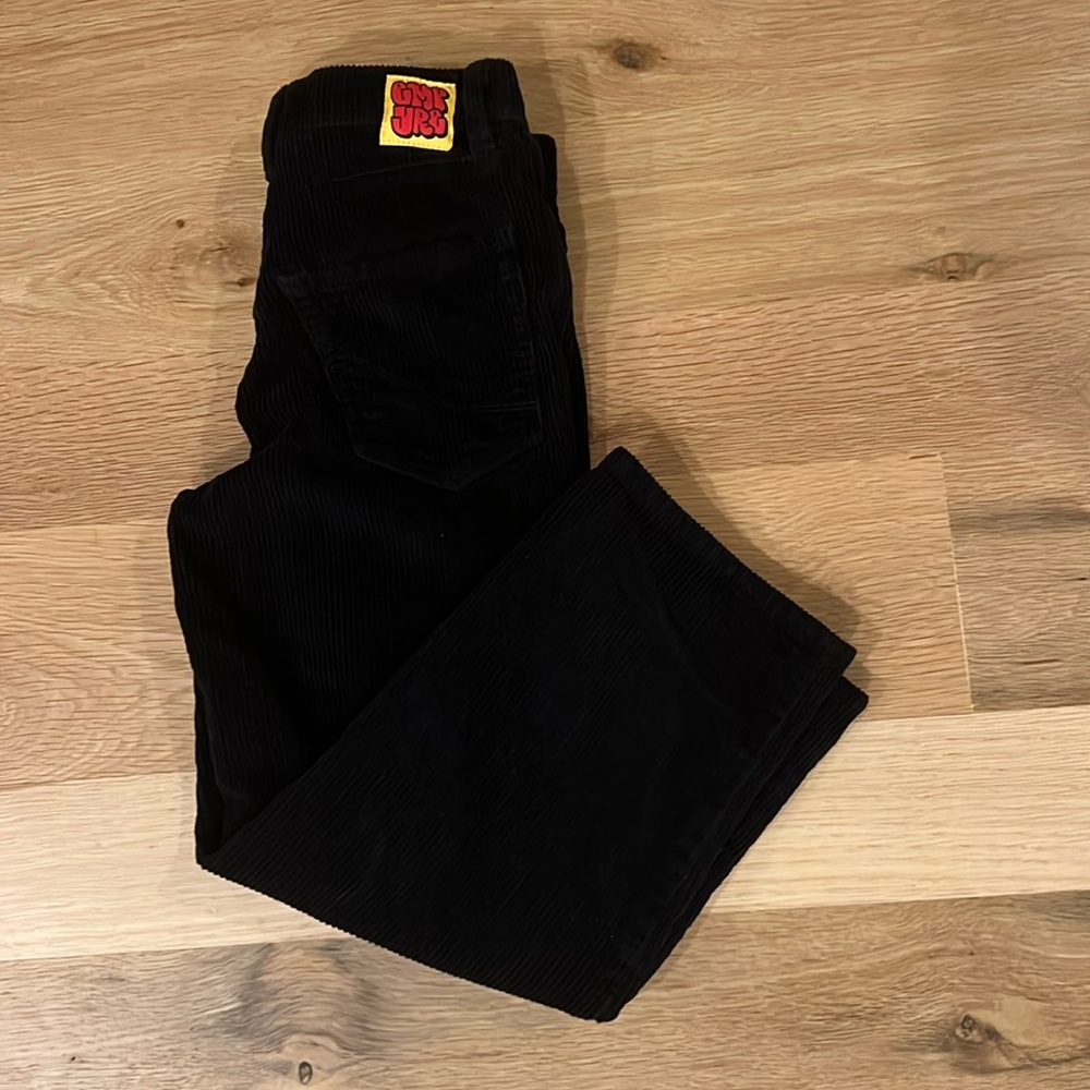 Empyre pants- loose fit, black corduroy. Youth size.